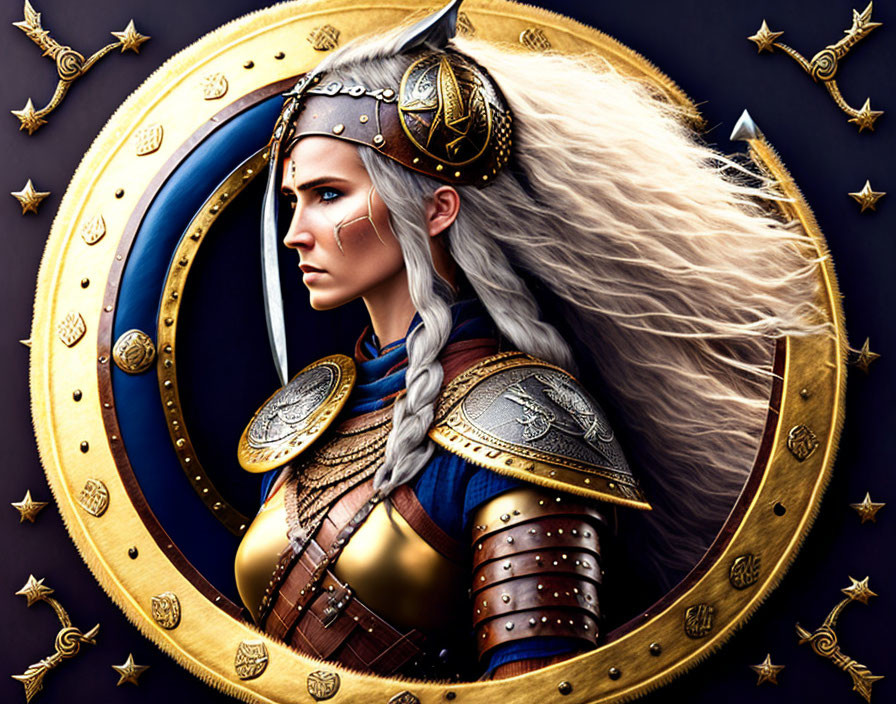 Viking Warrior Shield Maiden