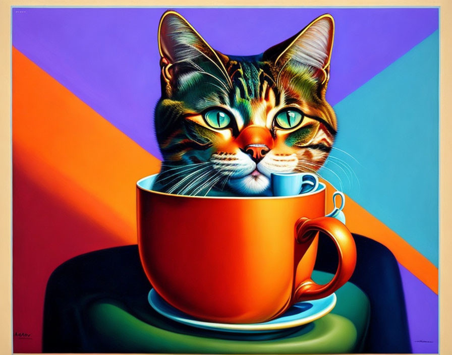 Cats in Acrylic Coffee Mug