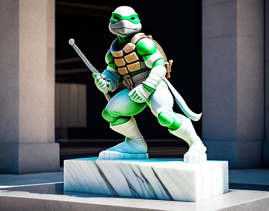 Ninja turtle statue 