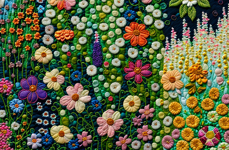 Perboly's Garden quilt