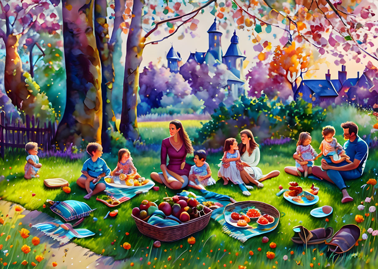 Picnic on the Castle Grounds