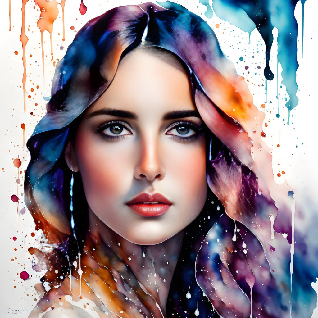 Watercolor Lady
