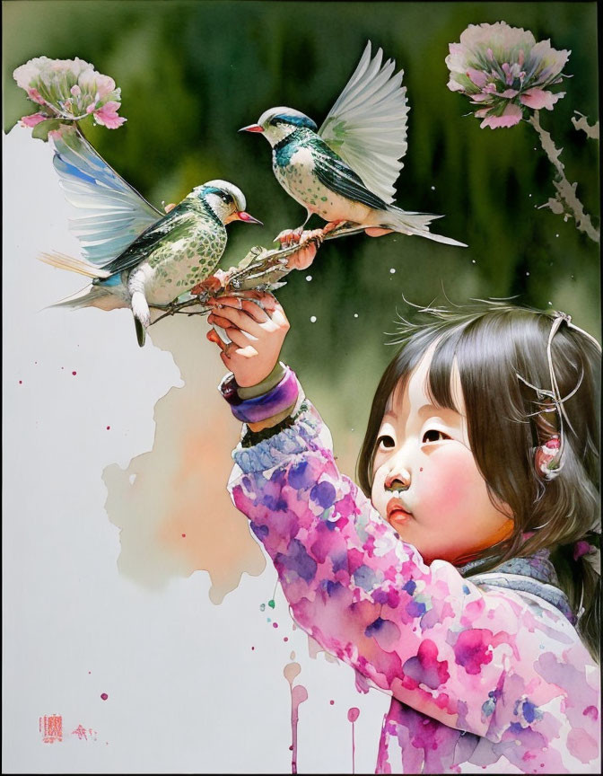 Childhood and birds