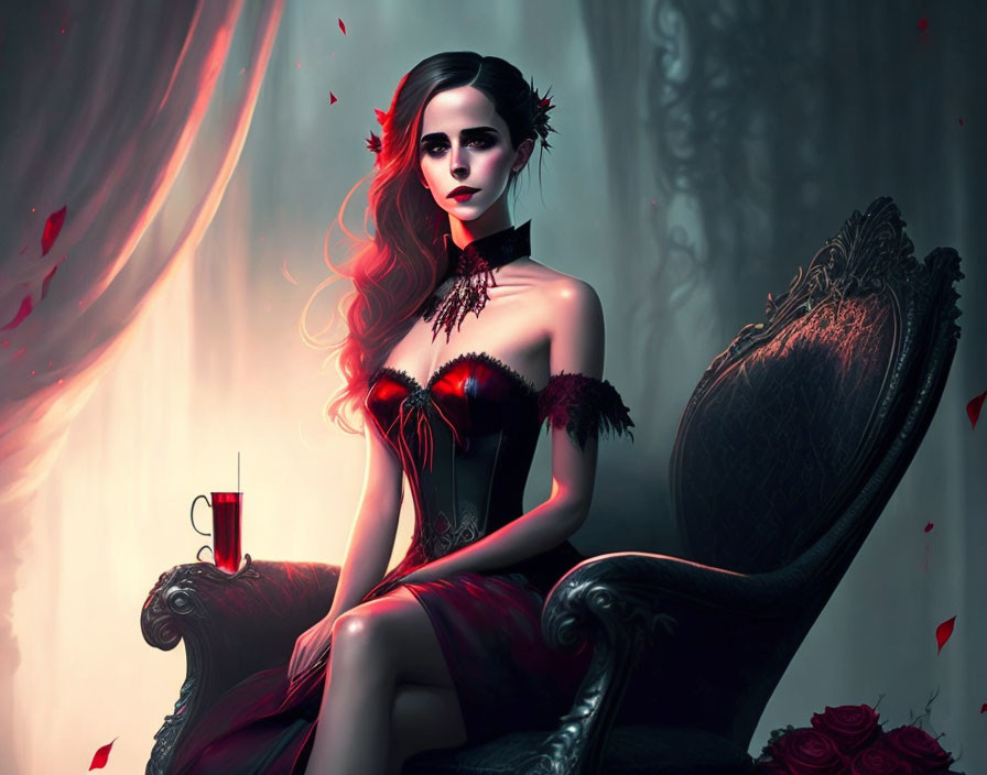 Gothic Emma Watson