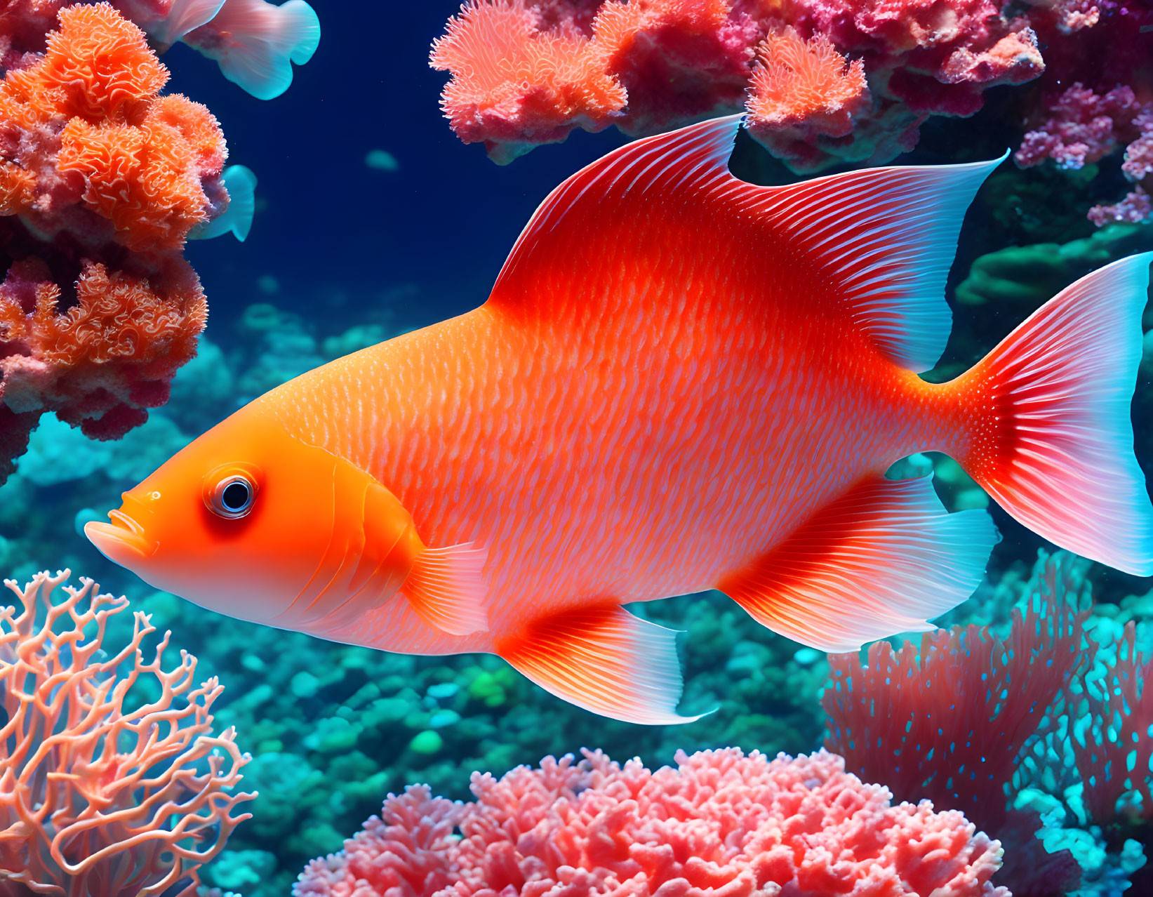 Coral Reef Gold Fish