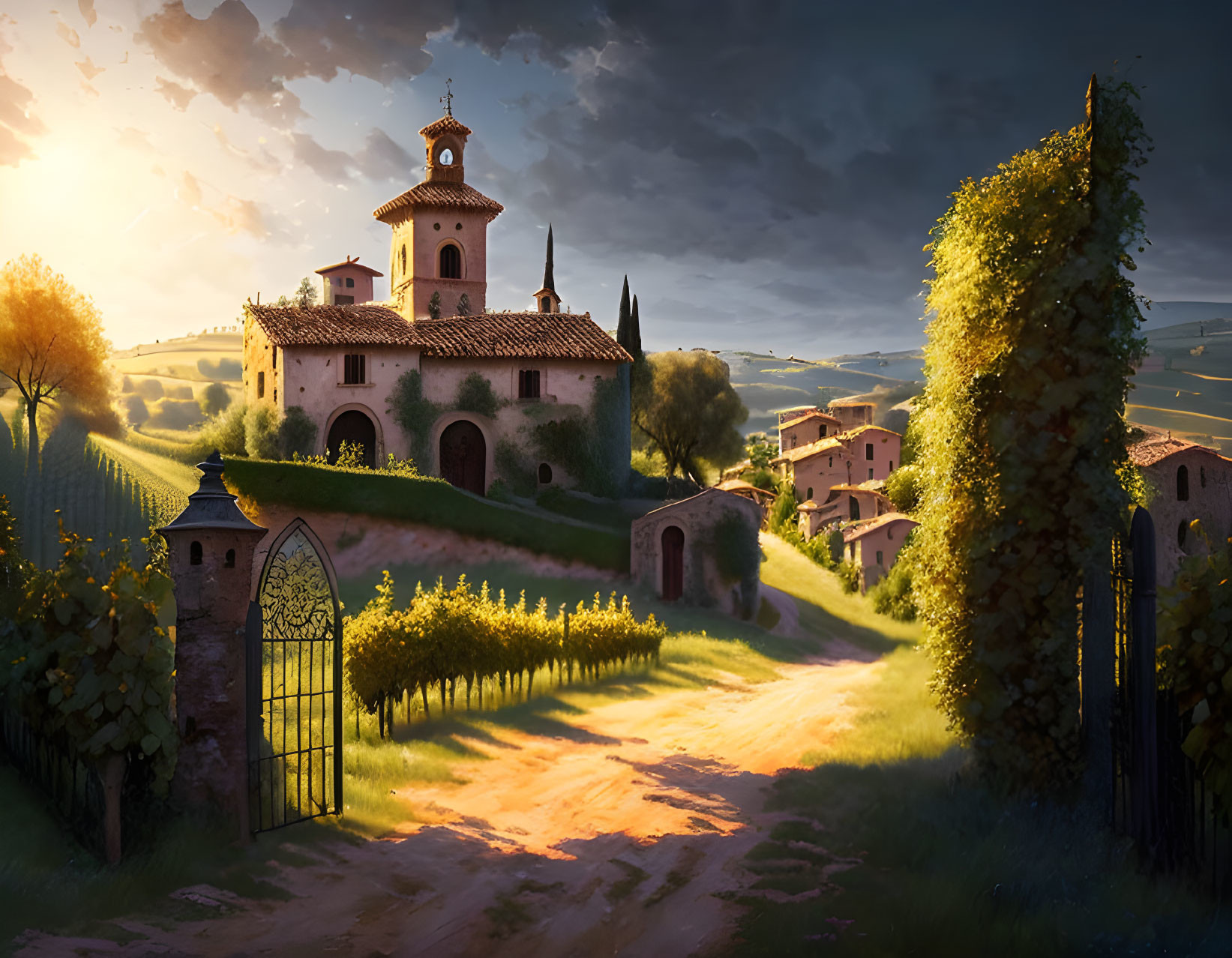 Tuscany village