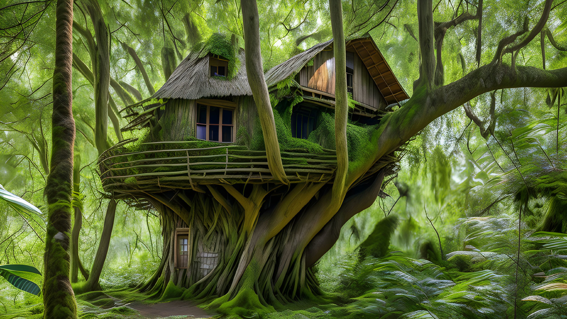 The Tree House in Cerwood Forest