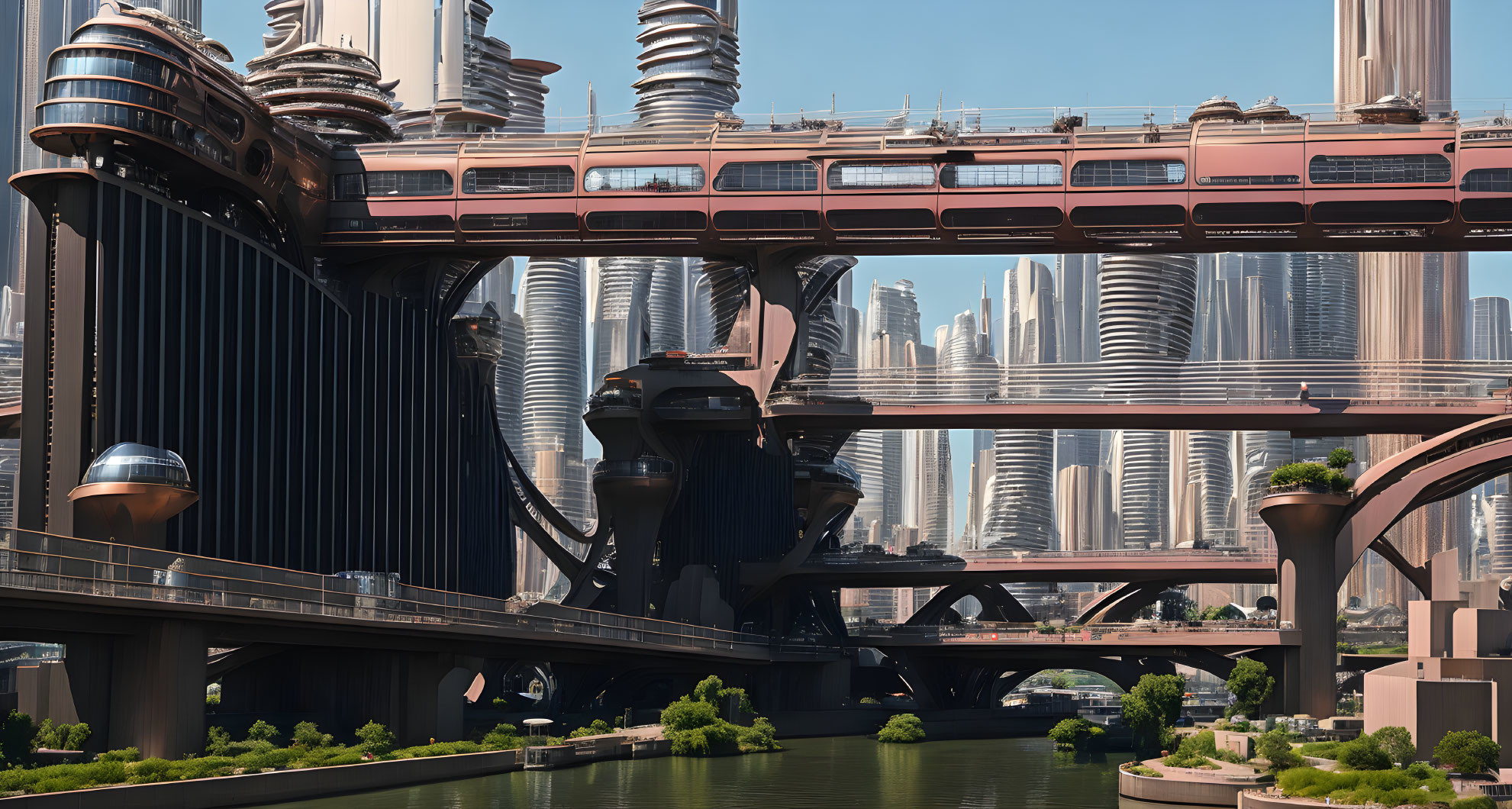The Bridges of a big City
