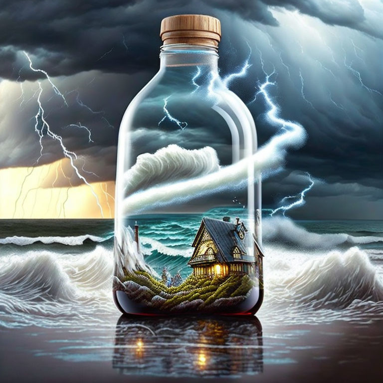 Storm in a bottle