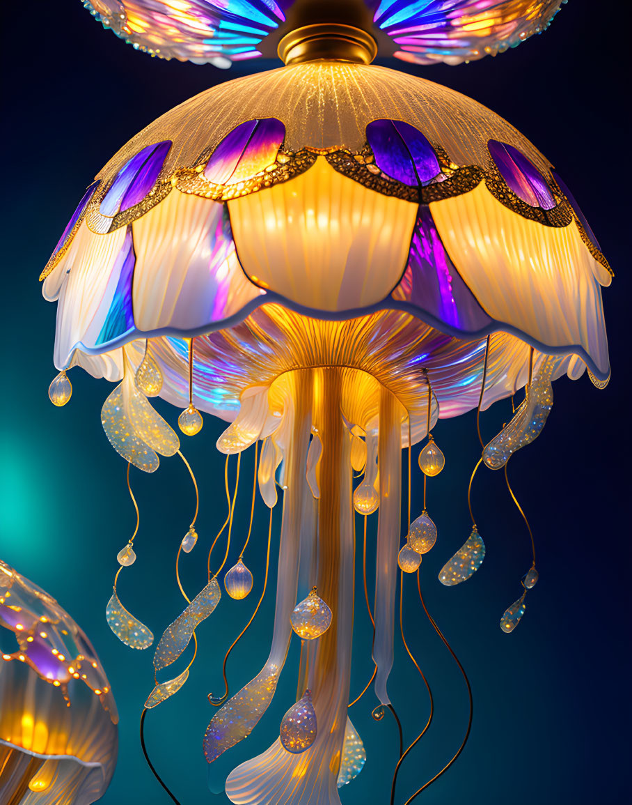 Jellyfish Chandelier -- #Fishfriday 