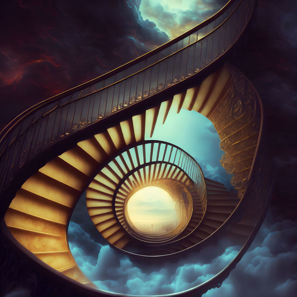 The Surrealist Ladder to Heaven / Hell