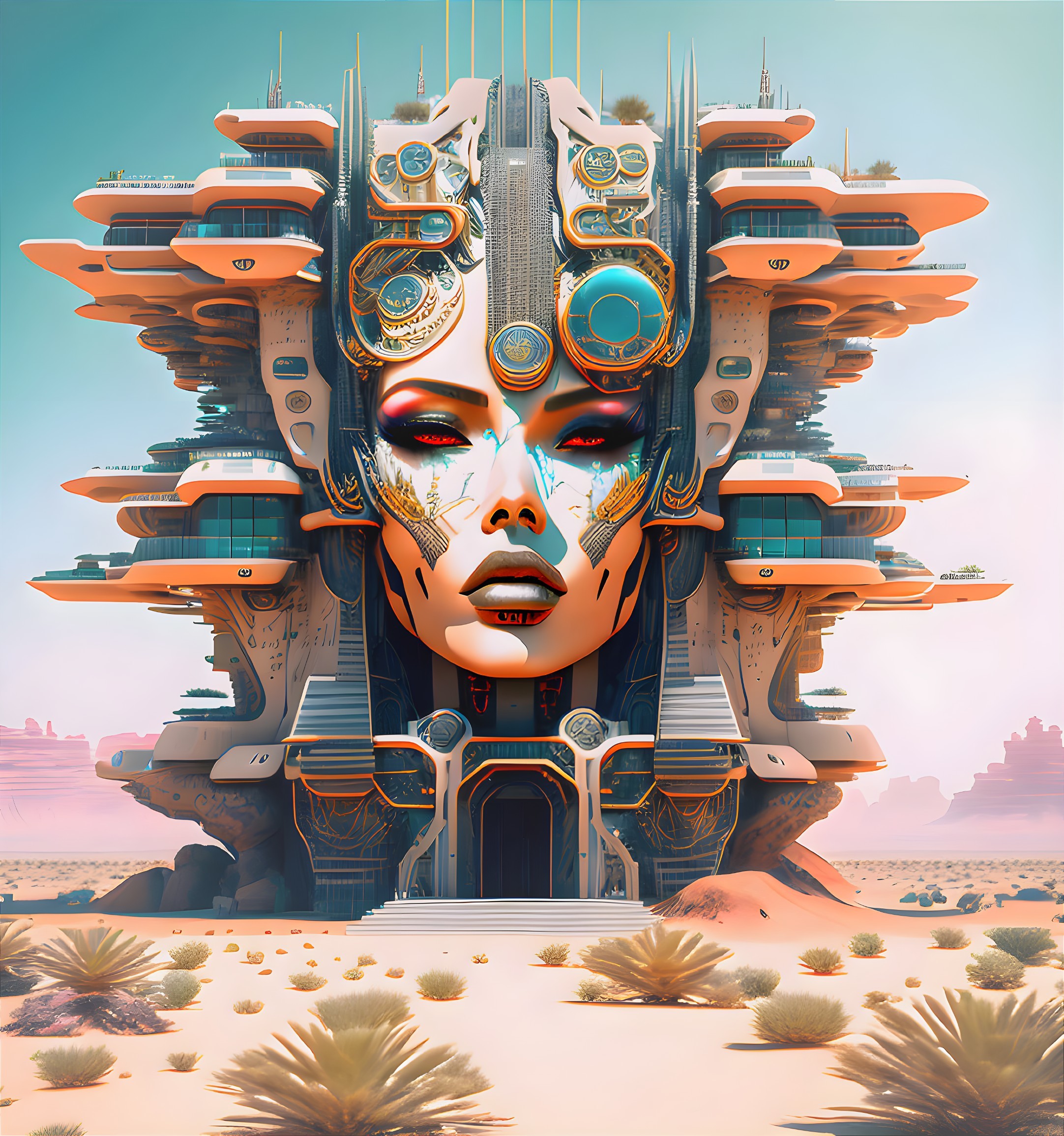 The Place With The Face -- Desert Futurism 