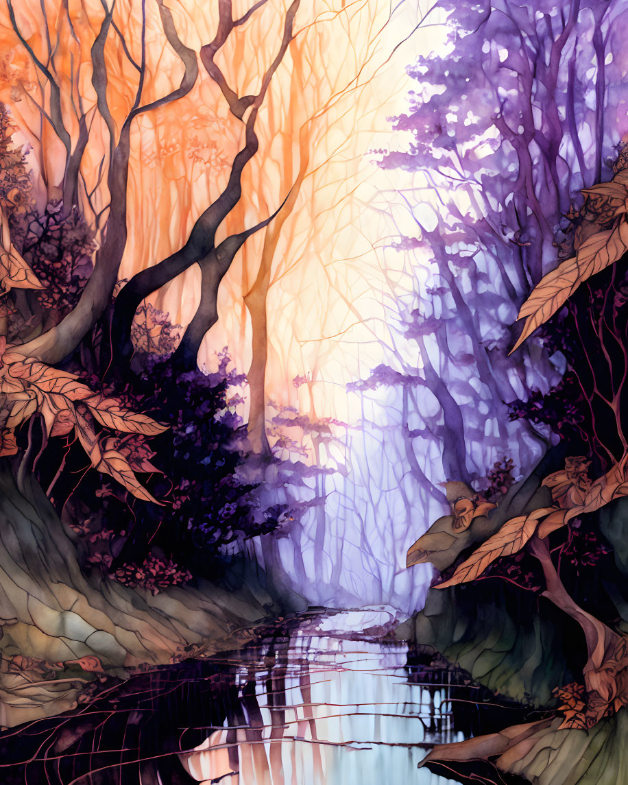 Tranquil Brook, Enchanted Forest 