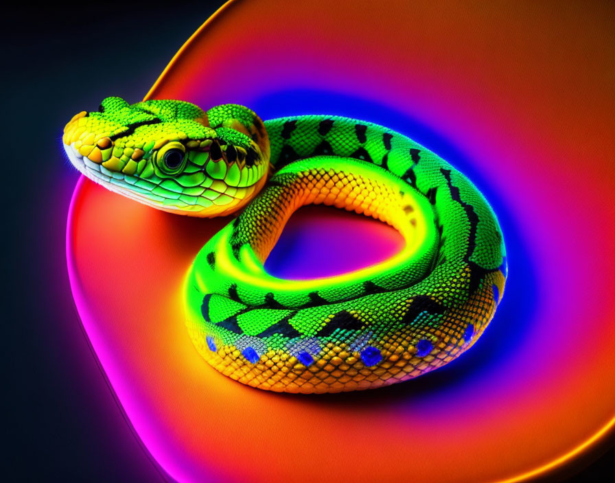 Neon Snakey Snake 