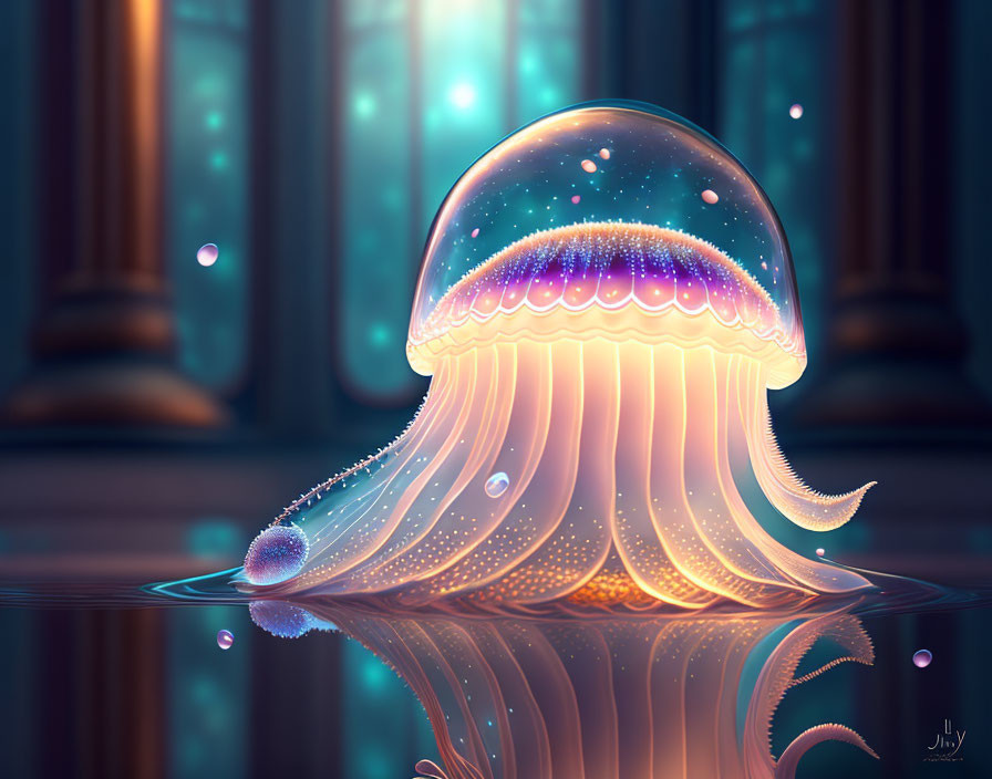 Dancing jellyfish