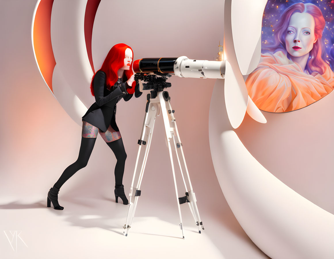 Shirley Manson and her Telescope