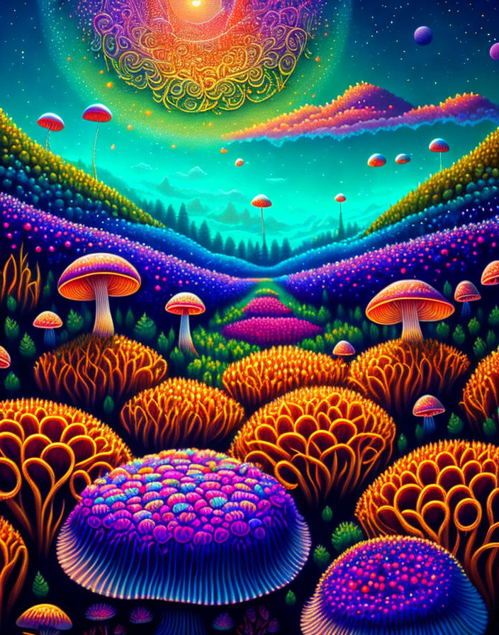 Field of mushroom dreams