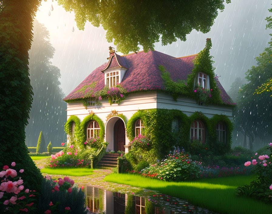 A sweet little villa