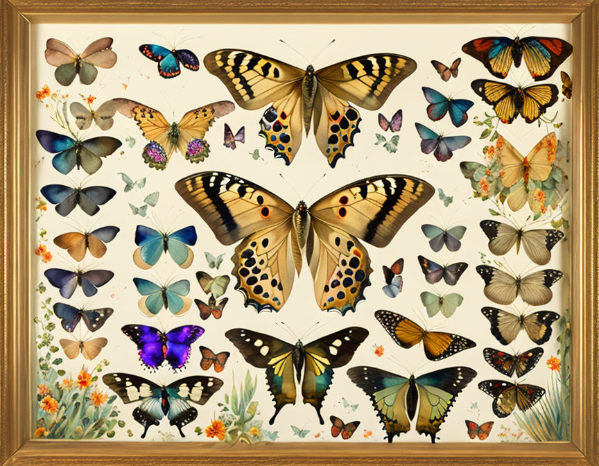 Wallace's butterfly collection