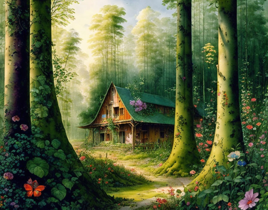 Forest hut