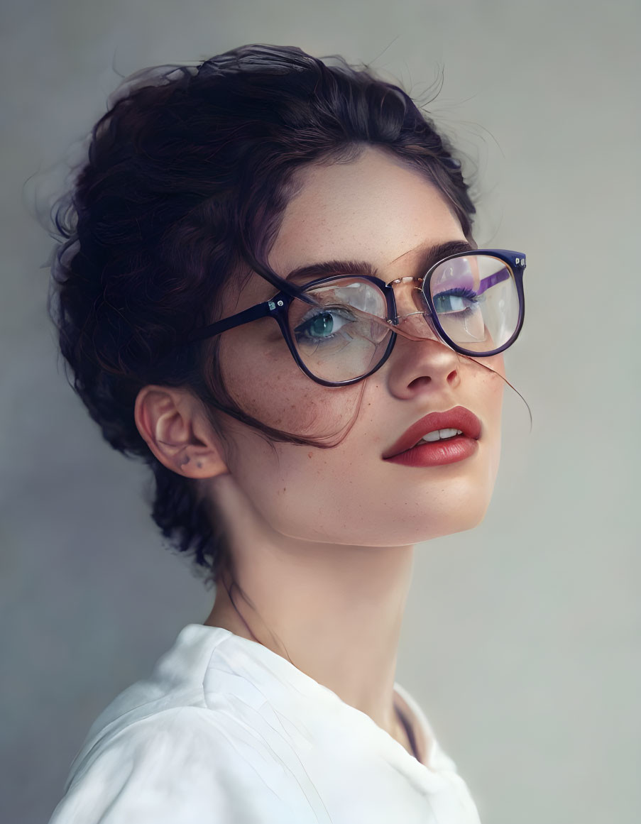 Girl in glasses 
