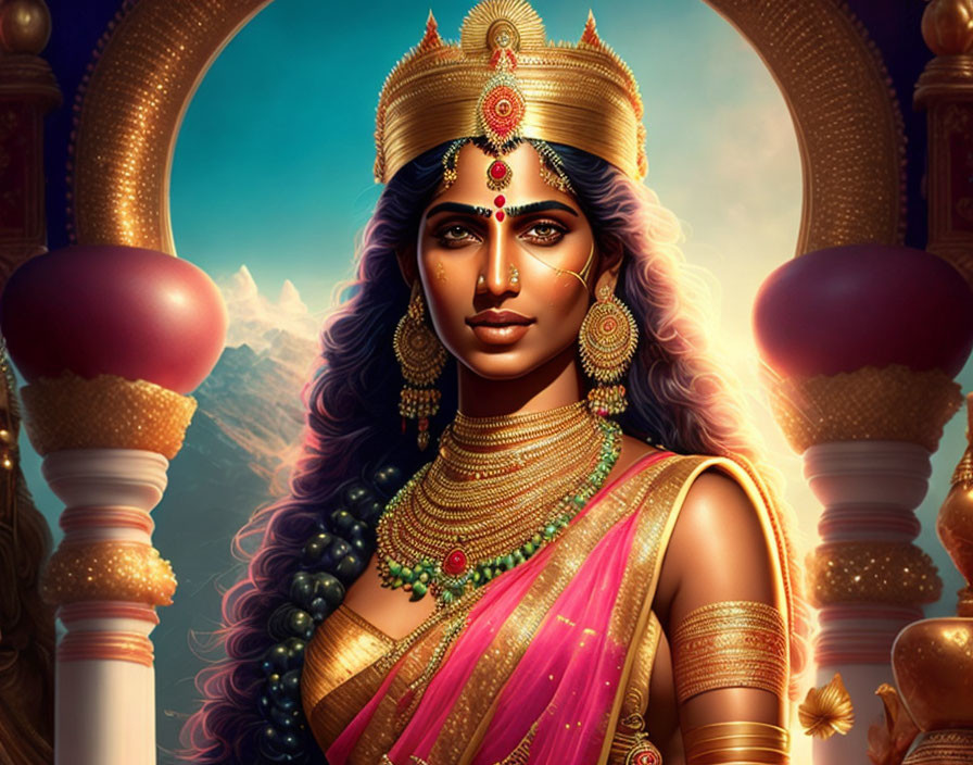 Aphrodite if she were Indian
