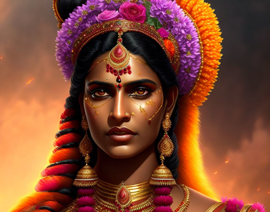 Persephone if she were Indian