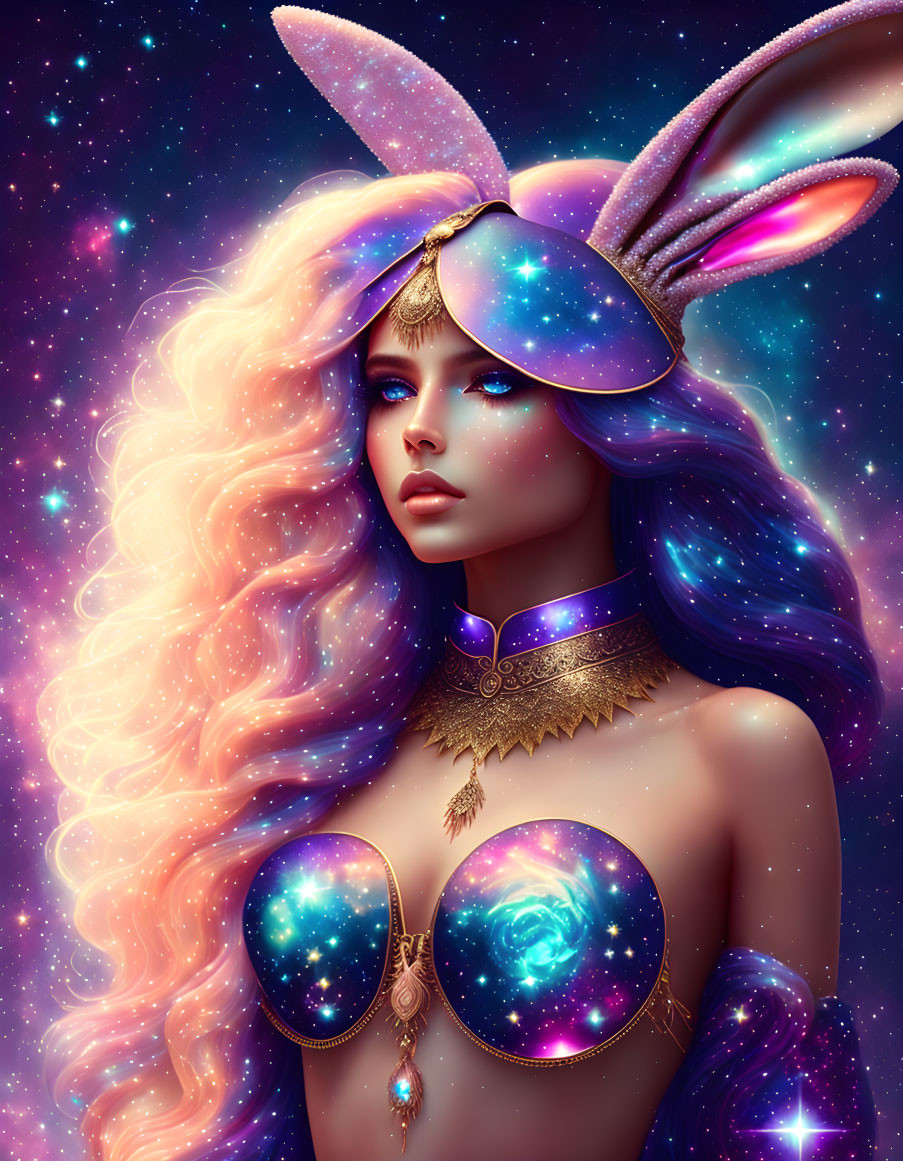 Magical Cosmic Bunny Gal 