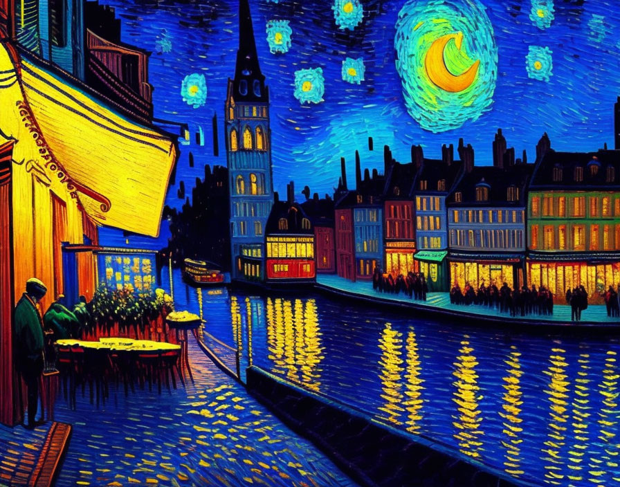 City by Van Gogh