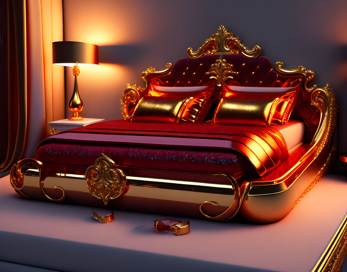 a luxury bed