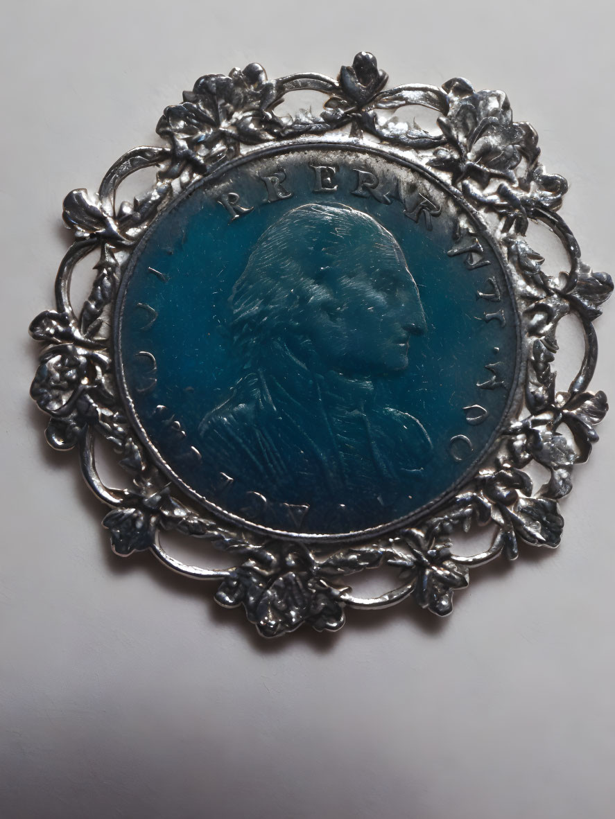 George Washington on a coin