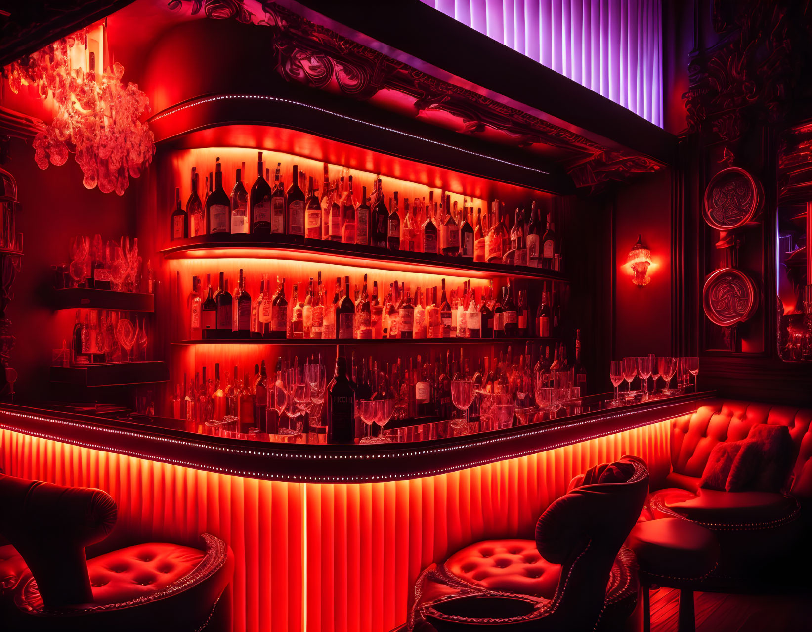 Red Neon Bar 1