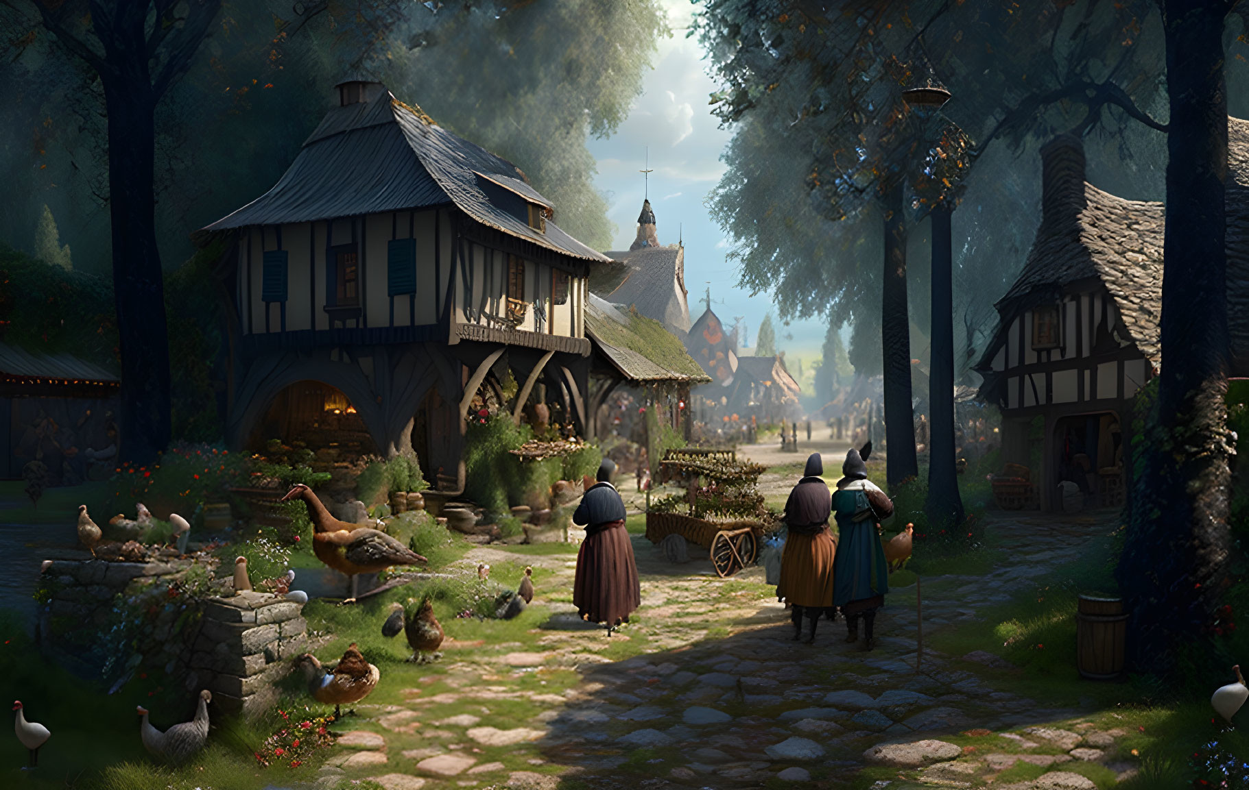  medieval village