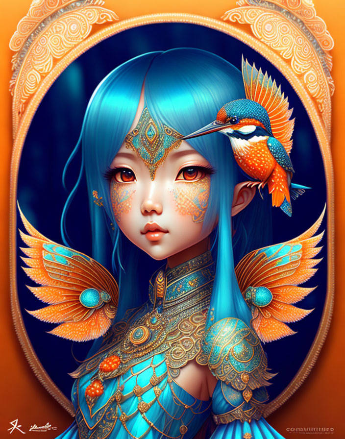 Kingfisher Girl