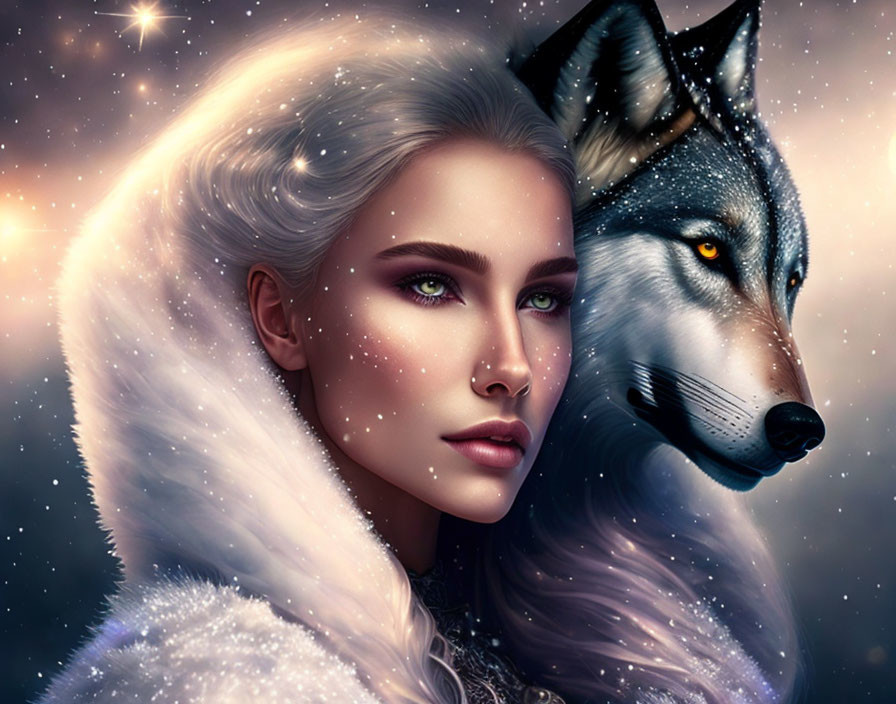  i am the snow queen and mistress of the wolves,