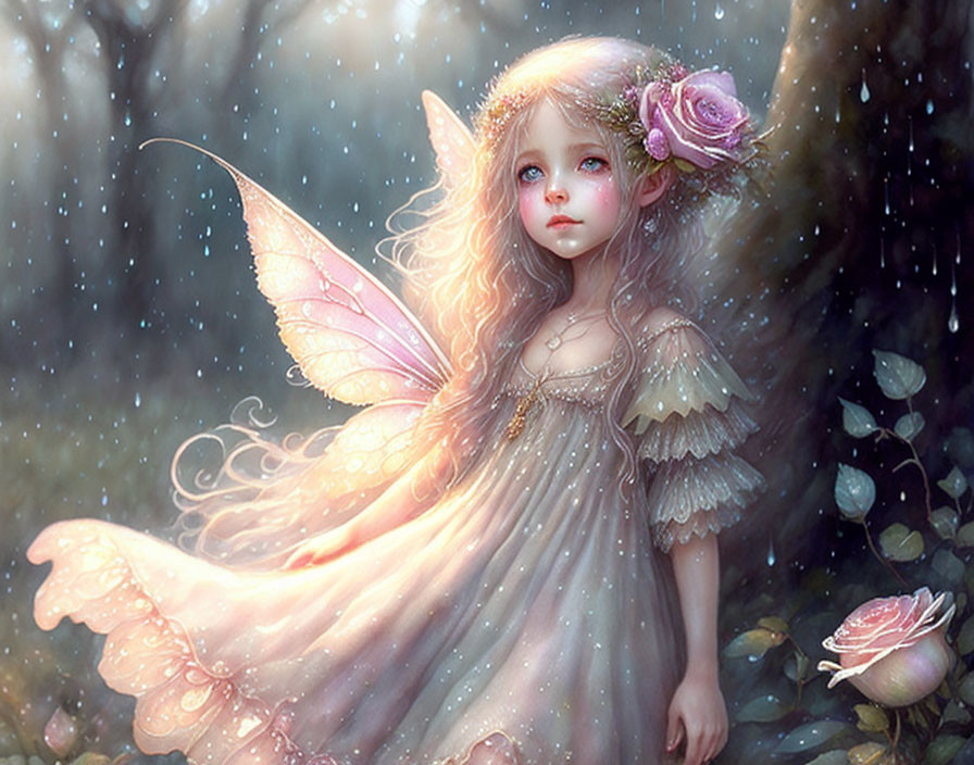  an adorable tiny fairy
