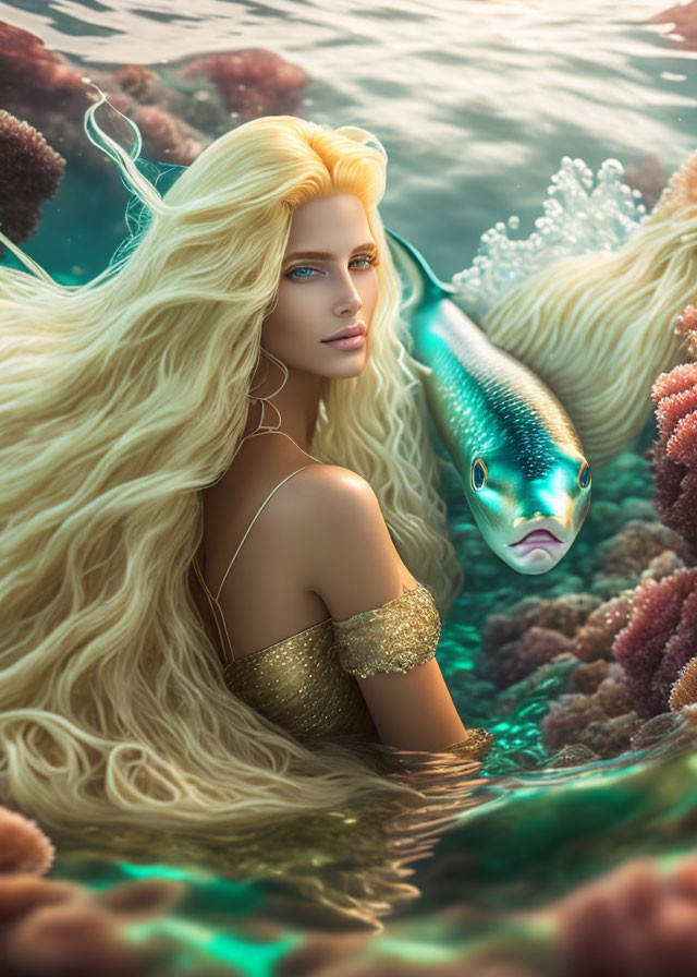 Enchanting mermaid