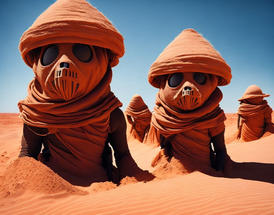 Red sand people.