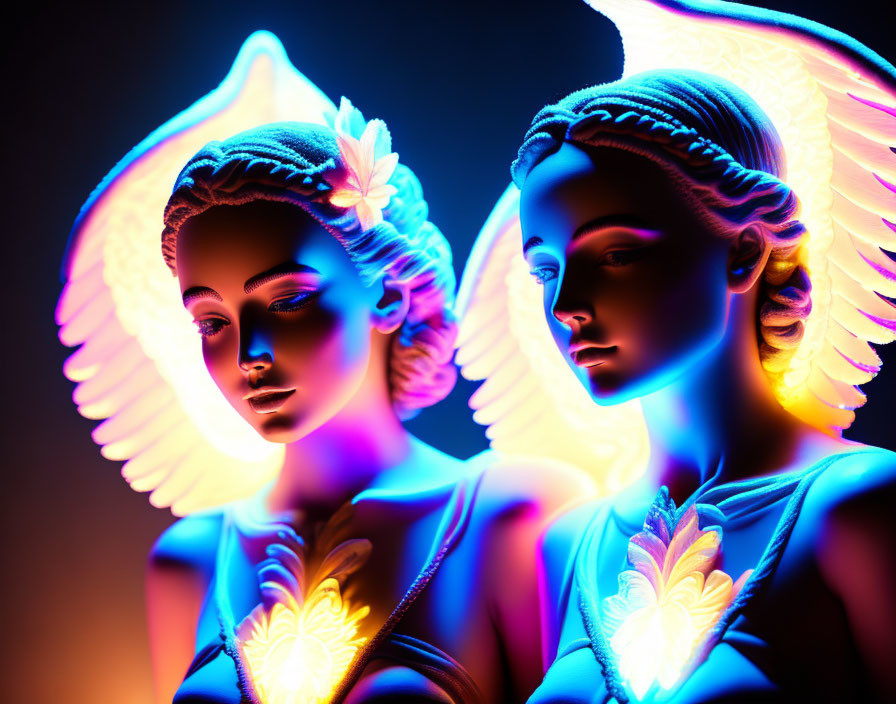 Glowing Angels.