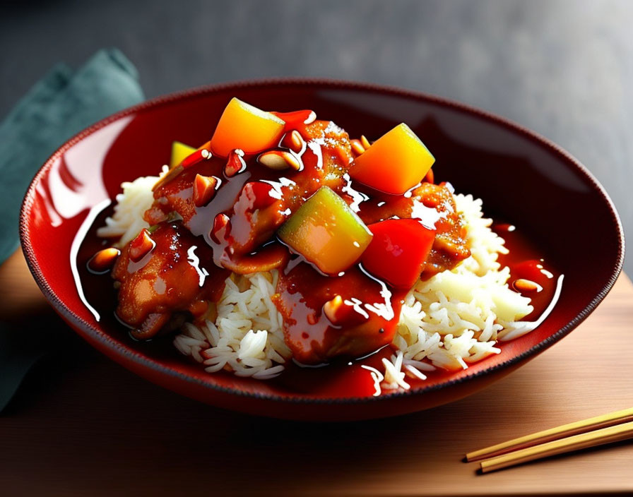 Sweet and sour chicken 