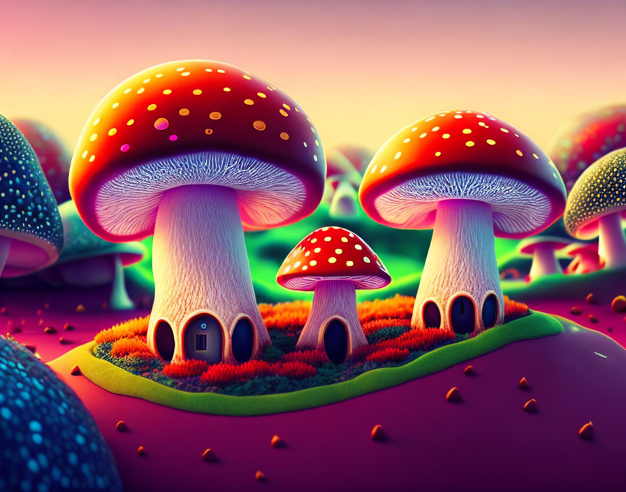 Land of mushrooms 