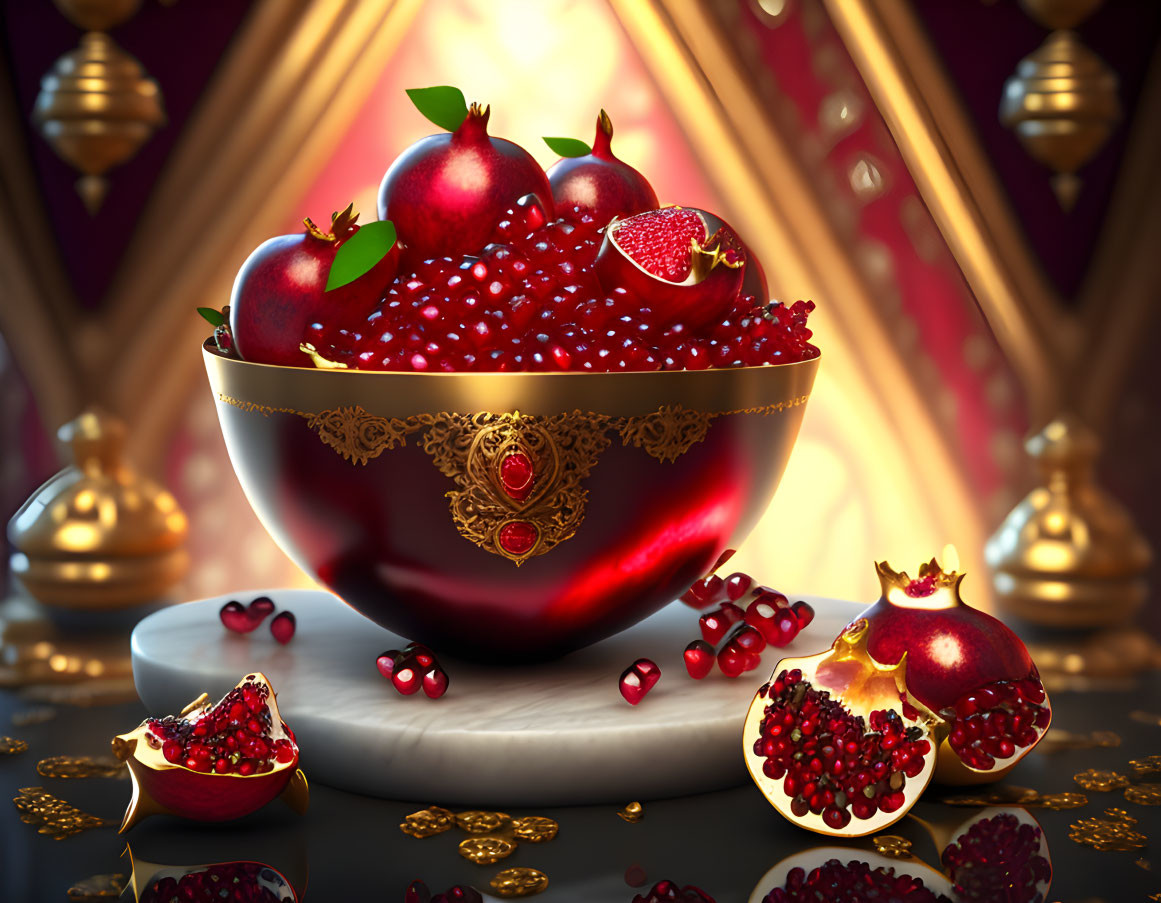 Royal pomegranates