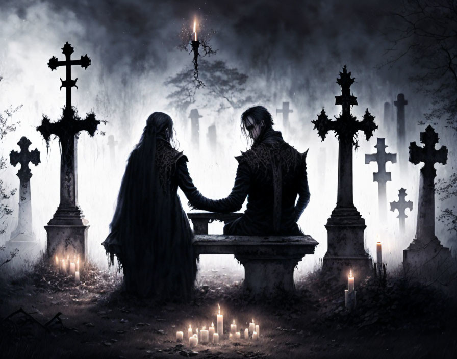 Love in the cemetery 