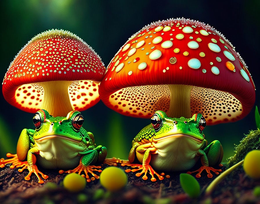 Frogs or mushrooms ?
