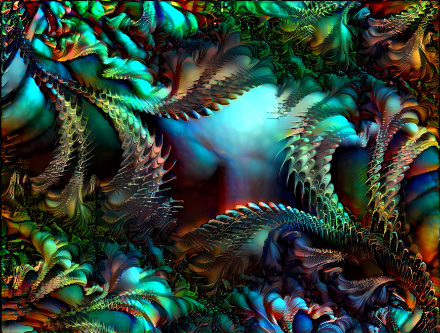 fractal meets deep dream