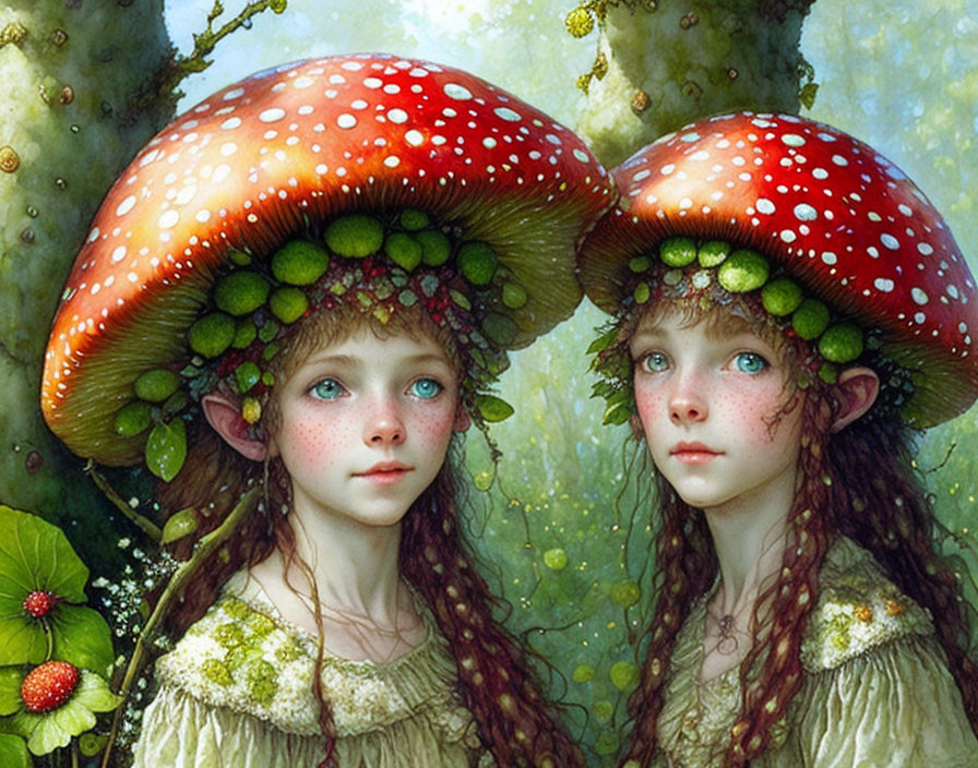 Forest Mushroom Fairies