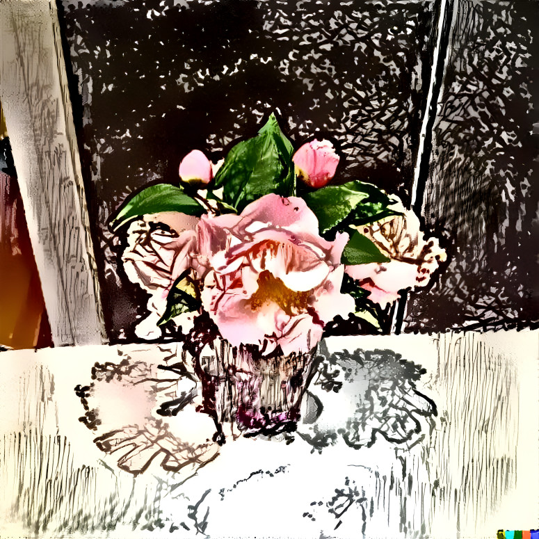 Still life as lilly in my sketch style