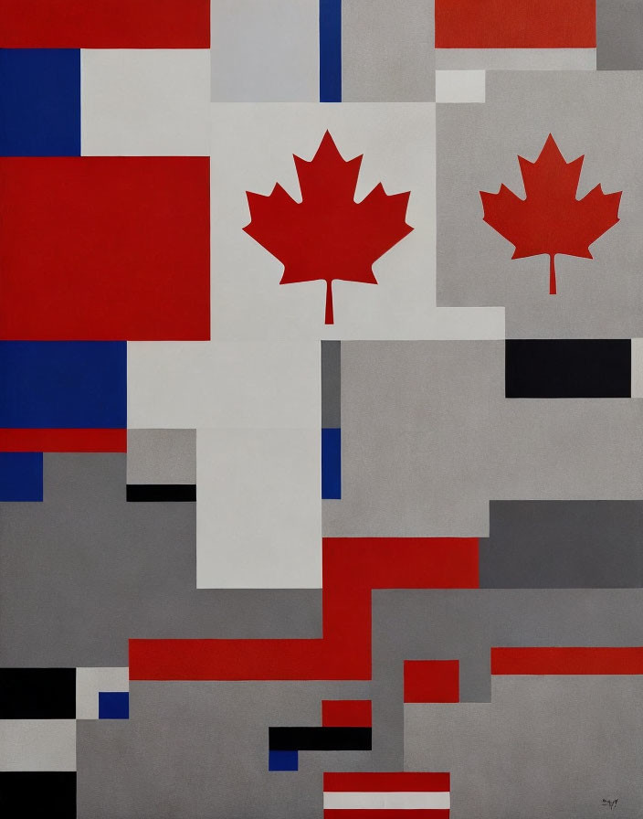 Canadian Flag Art