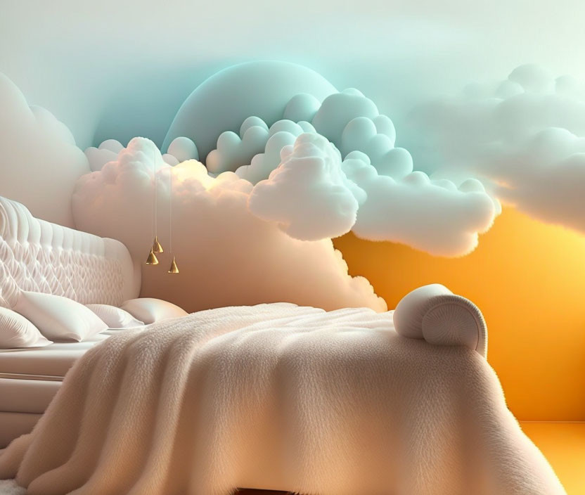 cloudy bedroom