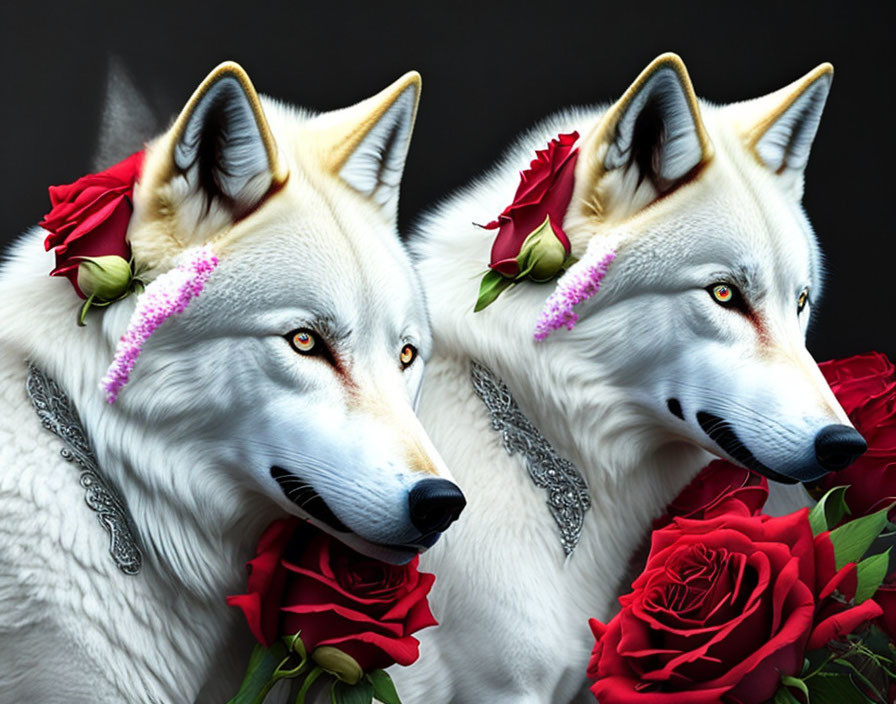 Szerelmes farkaspár :)